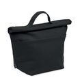 Bolsa nevera reciclada rolltop Negro