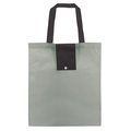 Bolsa Plegable Non Woven con Botón Gris