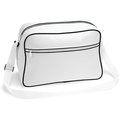 Bolsa Retro con bandolera ajustable Blanco