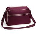 Bolsa Retro con bandolera ajustable Burgundy / Sand