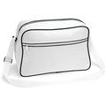 Bolsa Retro con bandolera ajustable White / Black