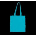 Bolsa shopper algodón asas largas Turquoise