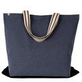 Bolsa shopper grande eco Horizon Blue / Desert Sand / Horizon Blue Stripes