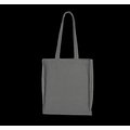 Bolsa shopper reciclada con fuelle Gris