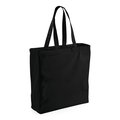 Bolsa tote de algodón Negro