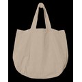 Bolsa tote de lino Beige