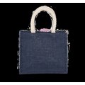 Bolsa de Yute Mediana Asas Algodón Midnight Blue