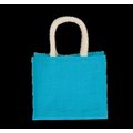 Bolsa de Yute Mediana Asas Algodón Turquoise