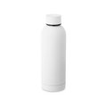 Botella de acero inox 500mL acabado gomoso