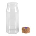 Botella Borosilicato 600ml y Tapón de Corcho