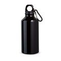 Botella Deportiva Aluminio 400mL Negro