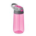 Botella Tritán 450ml Boquilla Silicona Rosa