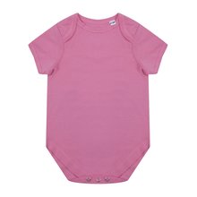 Body de bebé algodón orgánico Rosa 0/3M