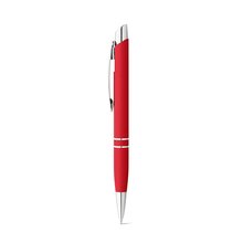 Bolígrafo de aluminio engomado Rojo