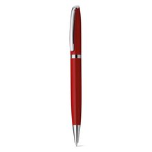 Bolígrafo de aluminio con giro Rojo