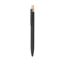Bolígrafo de Aluminio Reciclado y pulsador Bambú Negro
