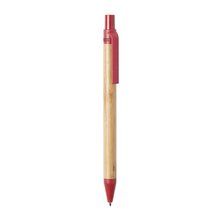 Bolígrafo de Bambú y Fibra de Trigo Roj