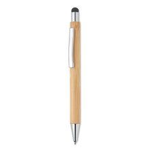 Bolígrafo de Bambú con Pulsador Marrón