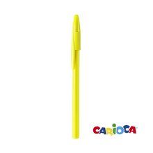Bolígrafo con Capucha Carioca Amarillo