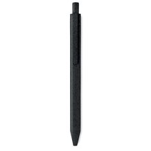Bolígrafo ecológico de fibra de paja y ABS de colores Negro