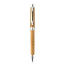 Bolígrafo y estuche de bambú Natural