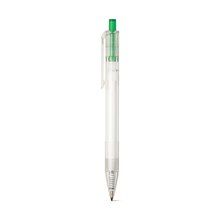 Bolígrafo en rPET transparente Verde
