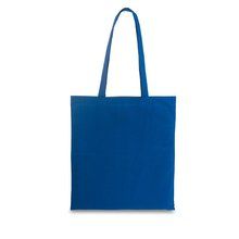 Bolsa Algodón 140g/m² Asa Larga Azul Royal