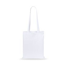 Bolsa Algodón Asas Largas Blanco