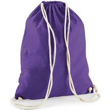 Bolsa de algodón con Cierre de cordón Violeta