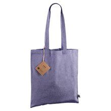 Bolsa de algodón Fairtrade reciclado Azul