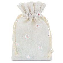 Bolsa de algodón flores