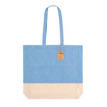 Bolsa Algodón Reciclado Bicolor 8Kg Azul