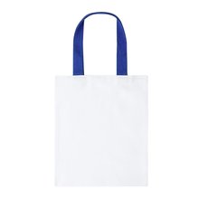 Bolsa Canvas 230g Reforzada Bicolor Azul