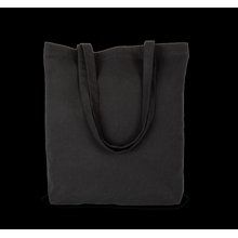 Bolsa clásica de algodón reciclado Black Jhoot