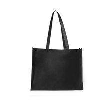 Bolsa de compra en non woven grueso con asas negras Negro