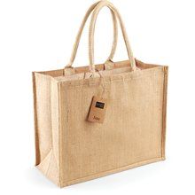 Bolsa de compra de yute Natural