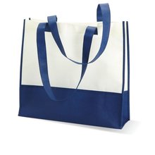 Bolsa de playa personalizada de non woven 39 x 12,5 x 35,5 cm Azul