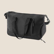 Bolsa de deporte con bolsillos y zapatillero Negro