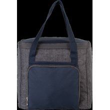 Bolsa isotérmica con asas contrastadas Dark Grey Heather / Navy