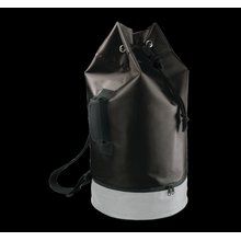 Bolsa de marinero con cremallera impermeable Black / Light Grey