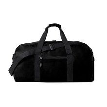 Bolsa multiusos deporte o viaje con bolsillo cremallera Negro