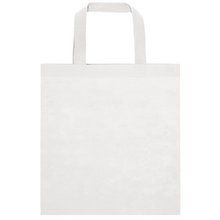 Bolsa Non Woven de Asa Corta Blanco