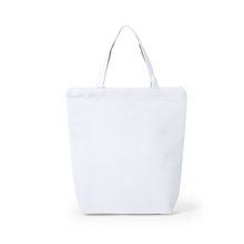 Bolsa non-woven asa mediana con cremallera Blanco