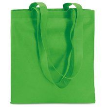 Bolsa non-woven de asas largas de 80 g/m² Verde