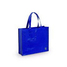 Bolsa en non-woven laminado brillante Azul