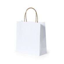 Bolsa de papel reciclado blanca 6kg Bla