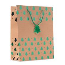 Bolsa de Papel Kraft Navideña Verde