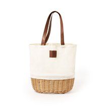 Bolsa Picnic Mimbre/Algodón 2 servicios Natural