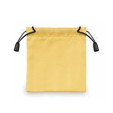 Bolsa de poliéster cuadrada (10cm) Amarillo