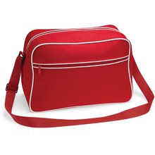 Bolsa Retro con bandolera ajustable Rojo